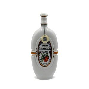 VÁRDA Ó-BARACK Palinka Porcelain Bottle 0.5L Hungary 1922 Design Vintage 10"